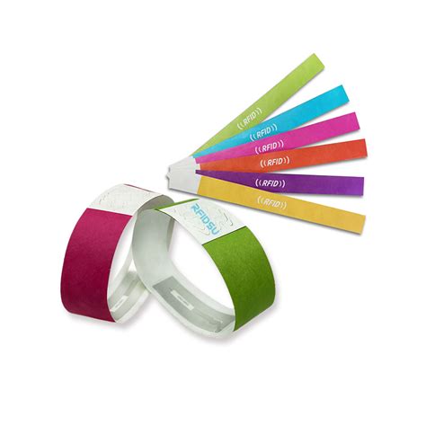 nfc payment wristband|custom tyvek paper nfc wristbands.